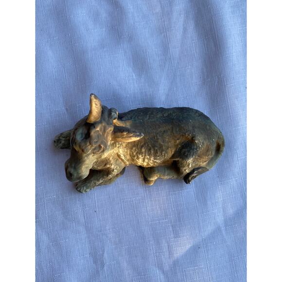 VTG O'Well Christmas Nativity DONKEY Grandeur Noel Porcelain Figurine 5x7in EUC - Picture 10 of 11